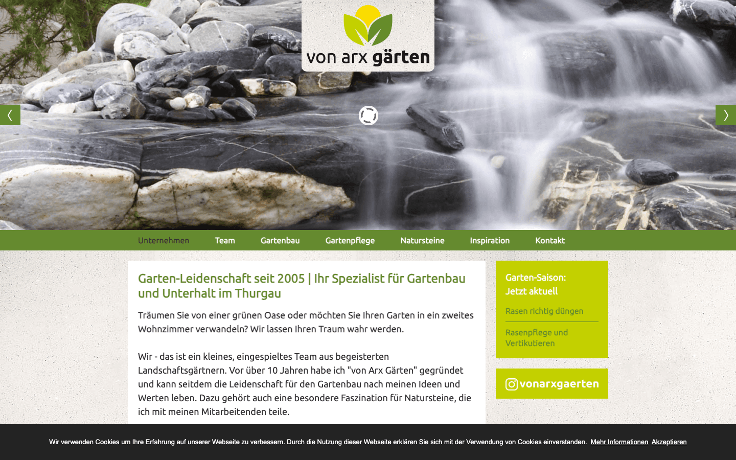 Heute · vonarx-gaerten.ch